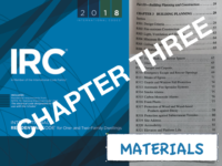 IRC 3 Materials
