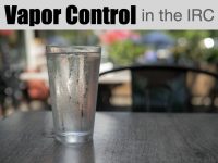 Vapor Control in the IRC